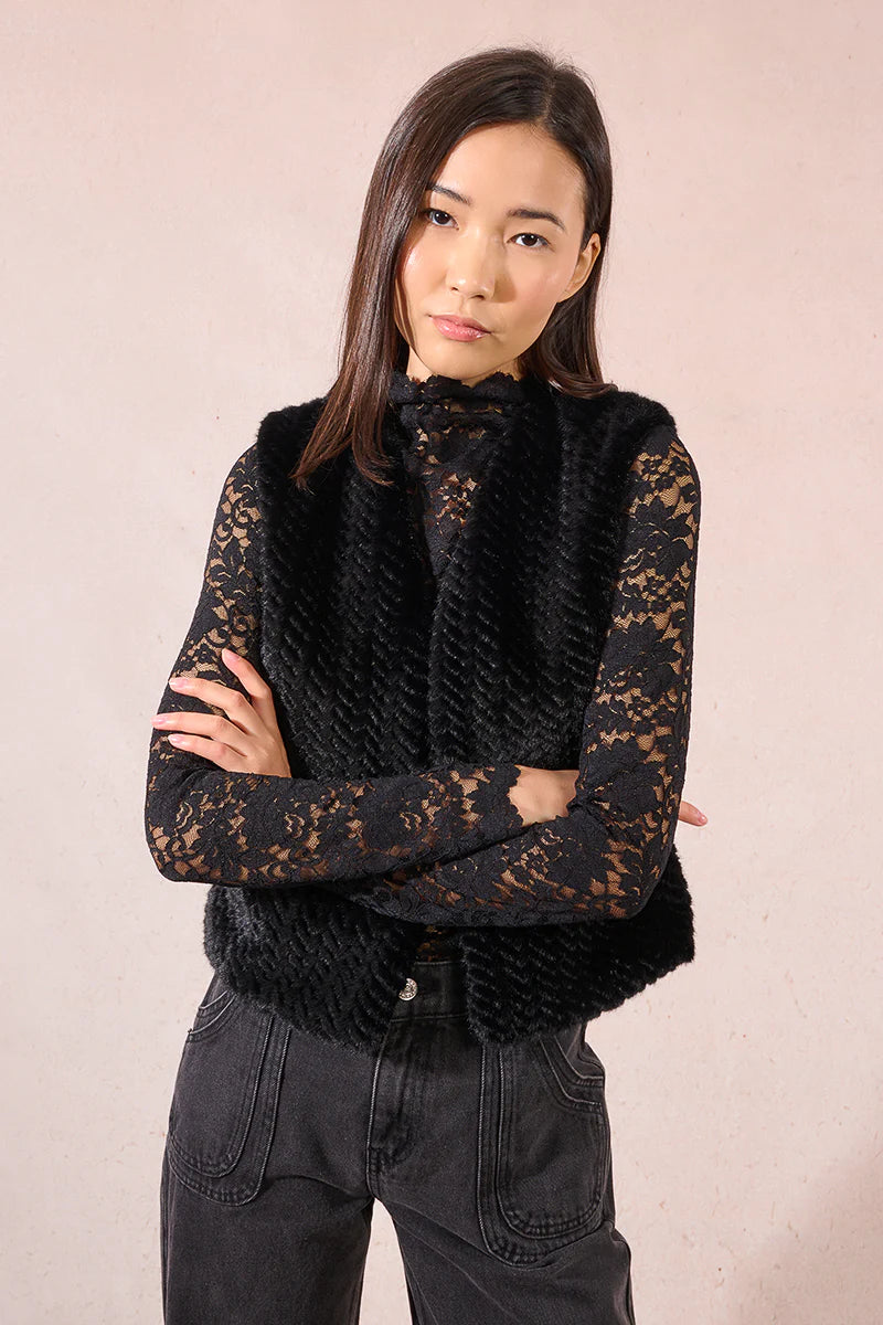 Lola Floral Stretch Lace Top