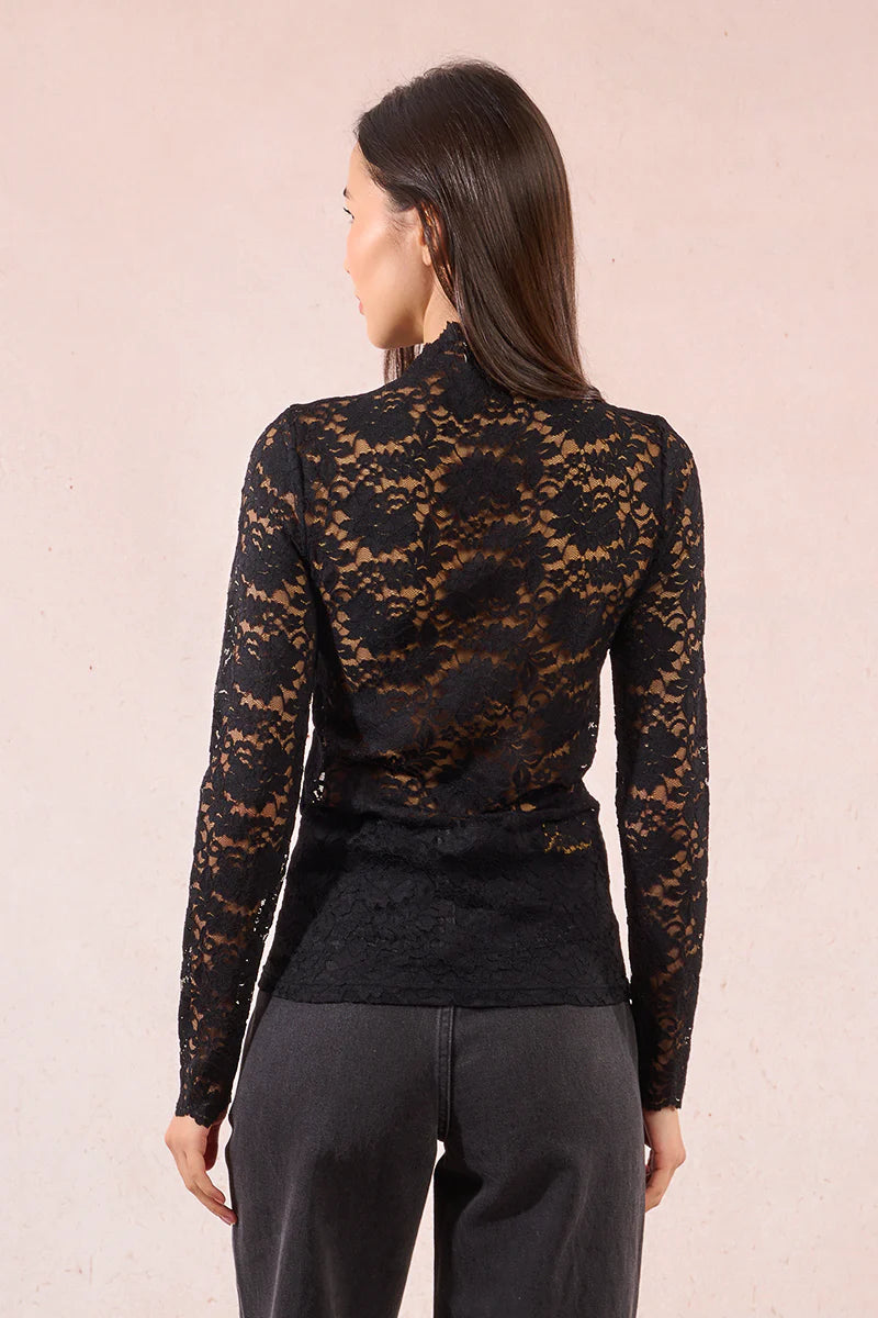 Lola Floral Stretch Lace Top