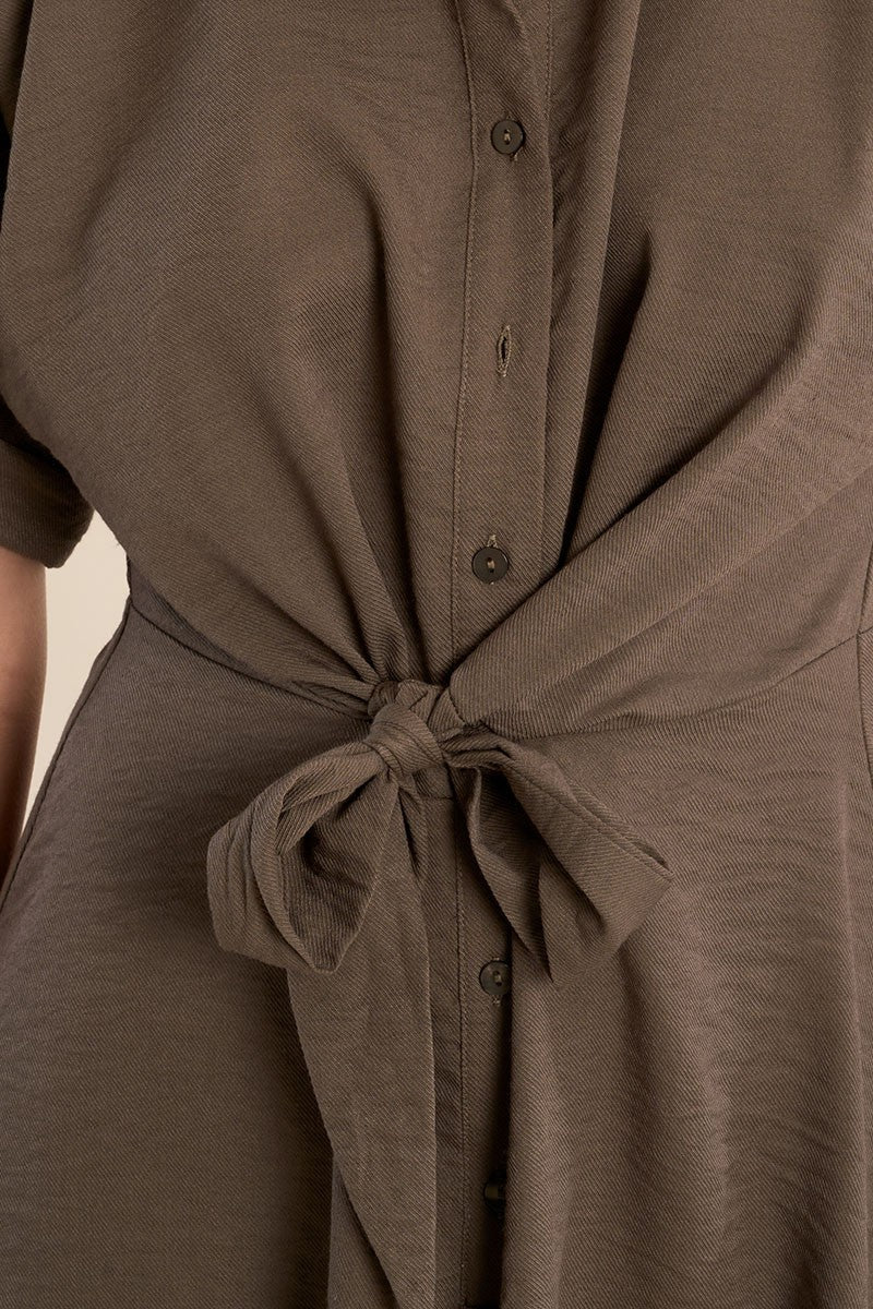 Tie Front Dress by Molly Bracken