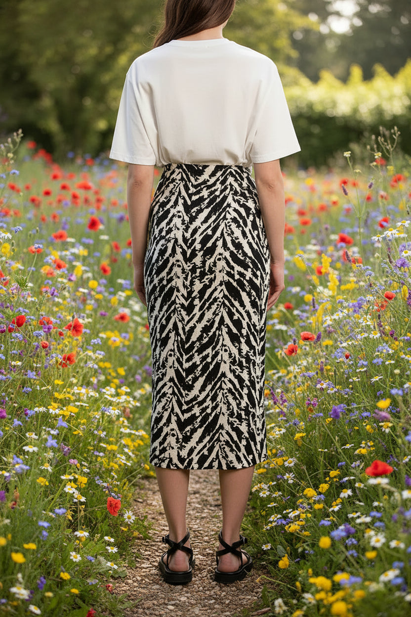 Saint Barth Printed Wrap Skirt