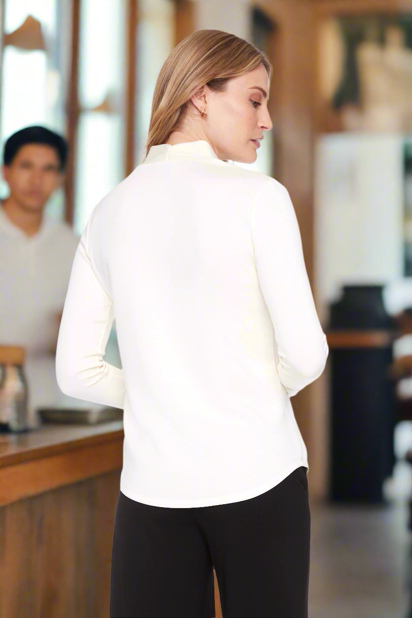 Buttery Soft Long Sleeve V Neck by UP