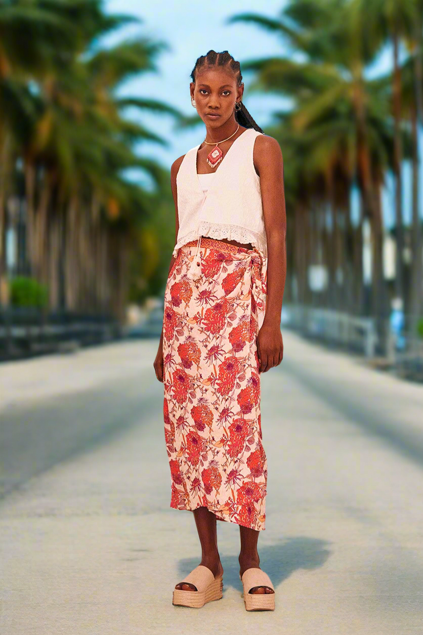 Niagara Printed Skirt
