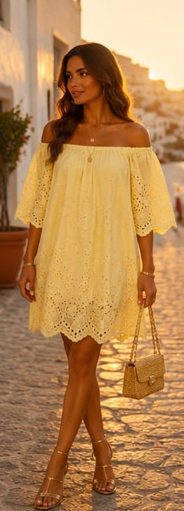 Mariella Islet Dress - Yellow