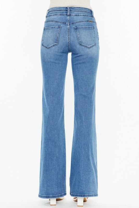 High Rise Wide Flare Jeans