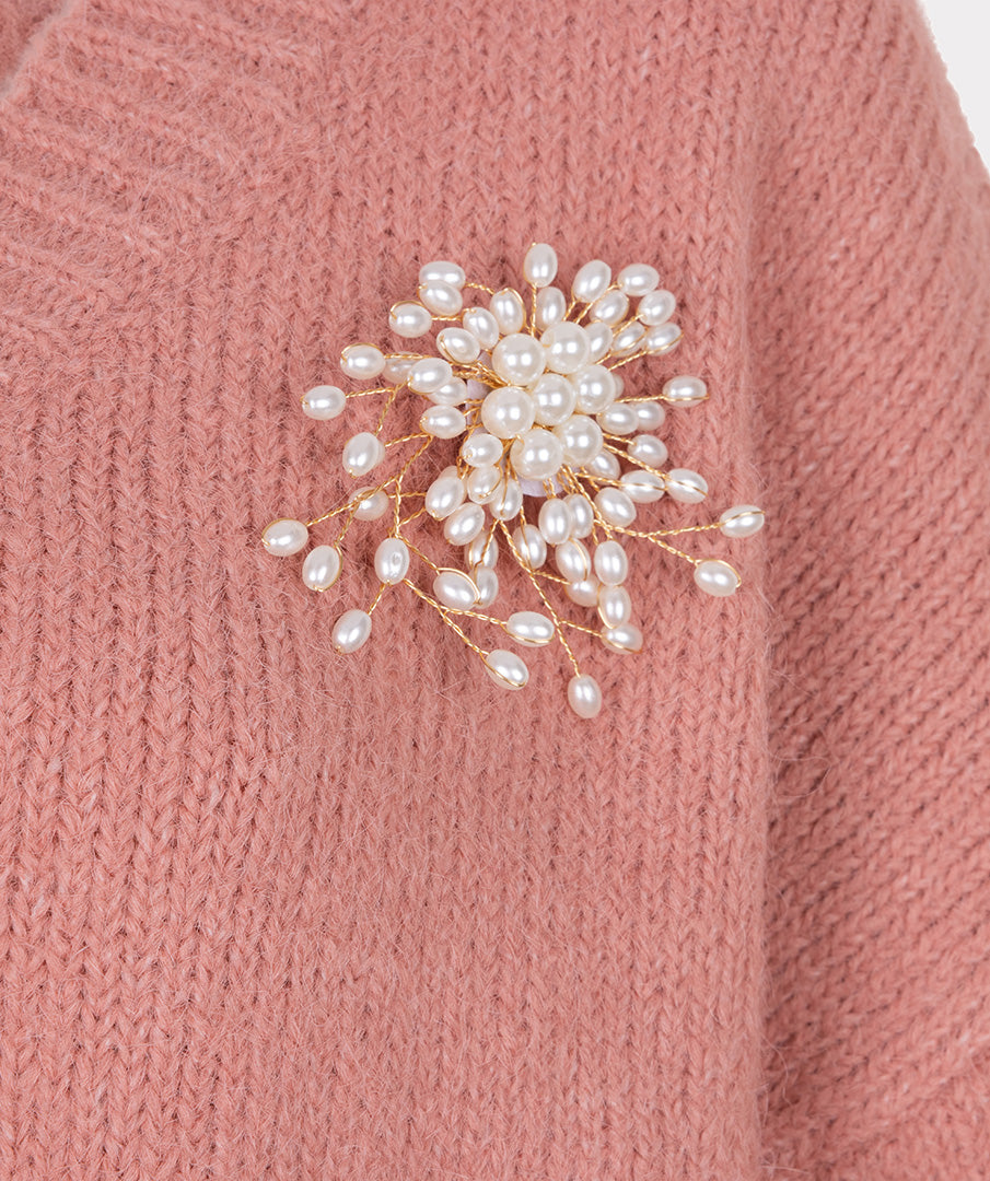Cyndie Knit - Antique Rose