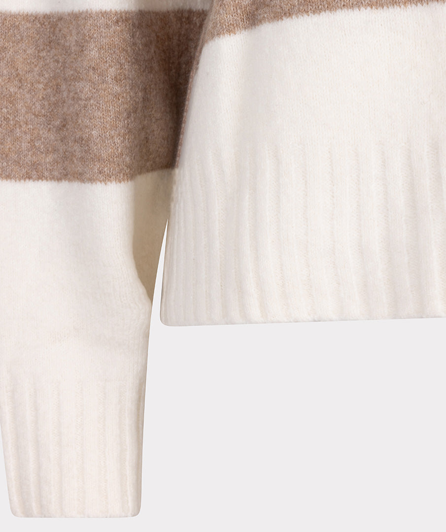 Striped Melange Knit
