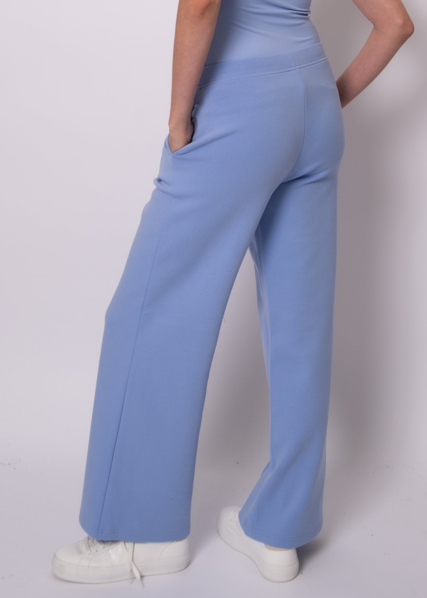 Prida Soft Knit Pull Up Pant - Periwinkle