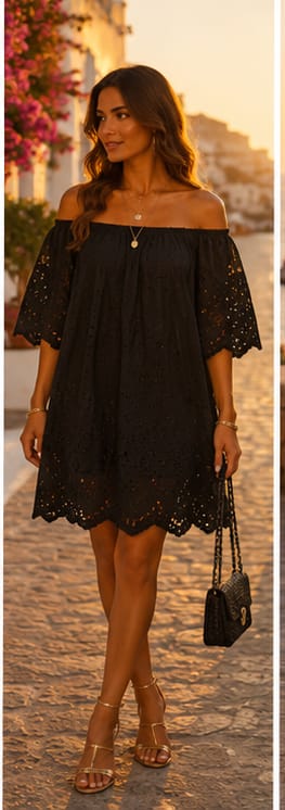 Mariella Islet Dress - Black