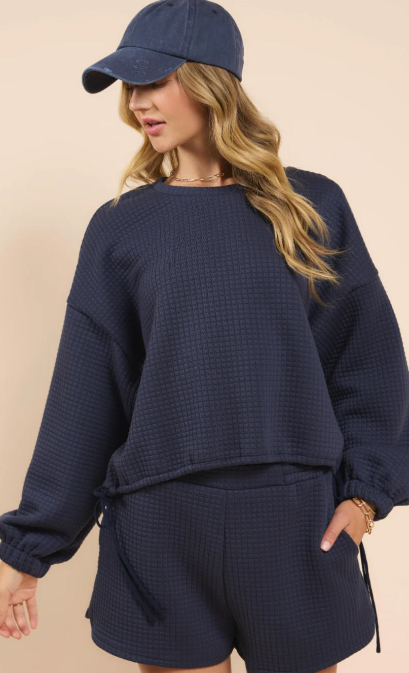 Terry Textured Top