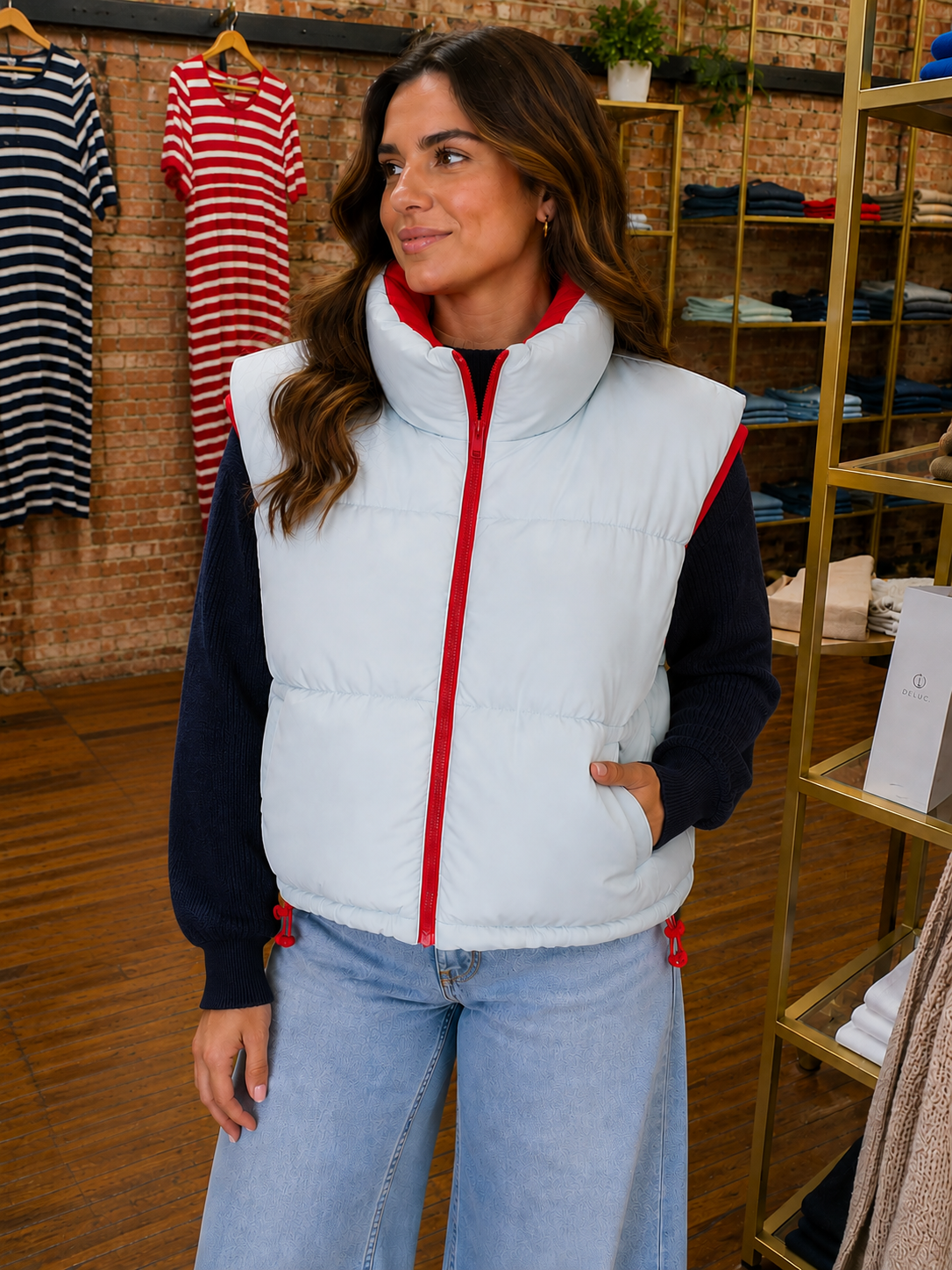 Gallagher Reversible Vest - Blue/Red