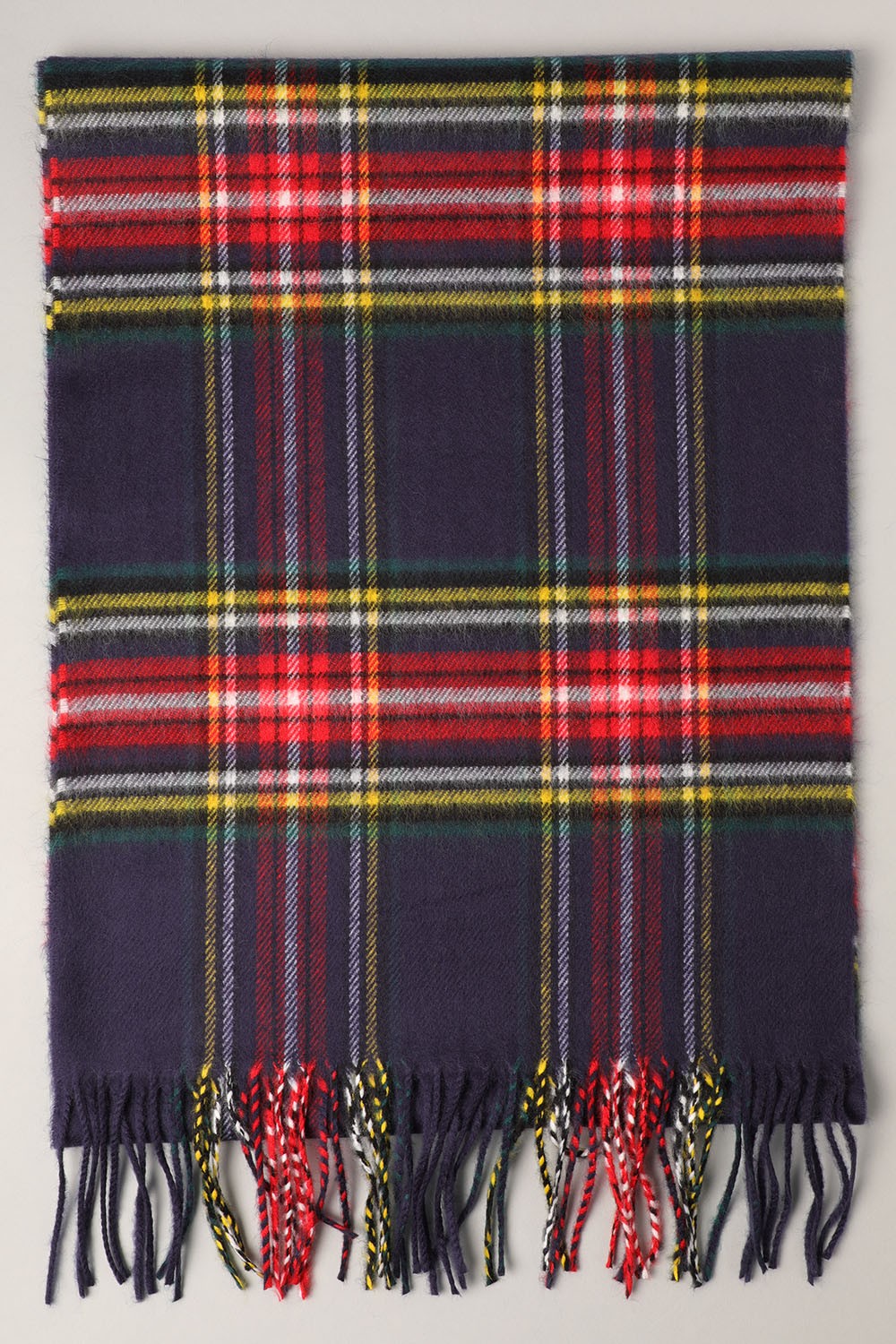 Navy Tartan Scarf