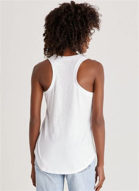 Relaxed Slub Racer Back Tank