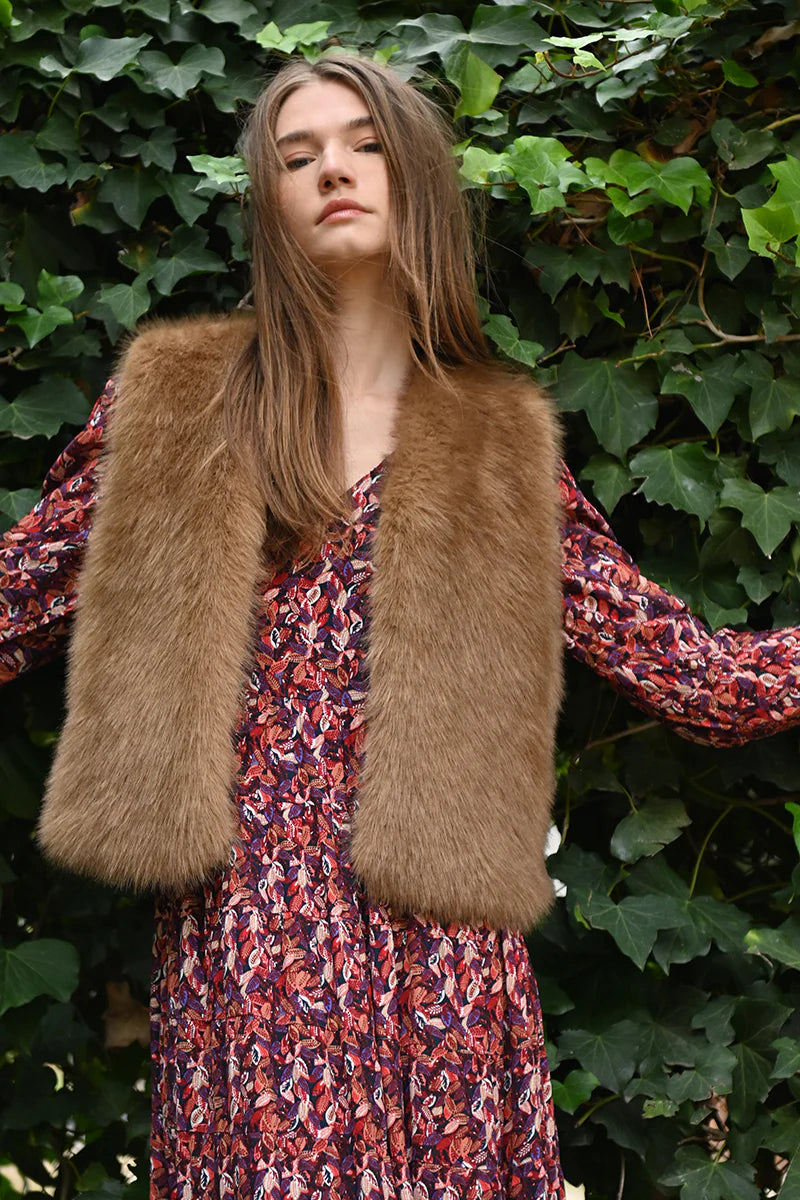 Faux Fur Vest