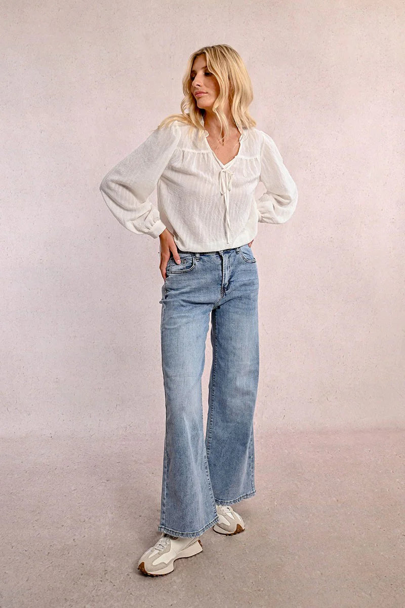 High Waisted Wide Leg by Molly