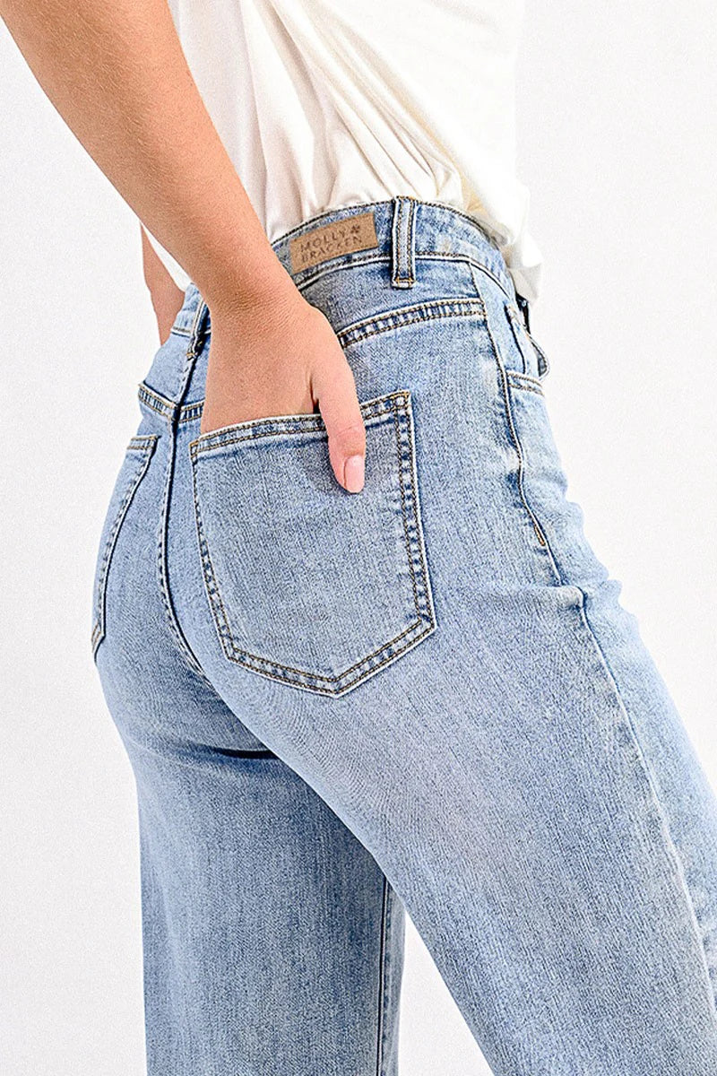 High Waisted Wide Leg by Molly