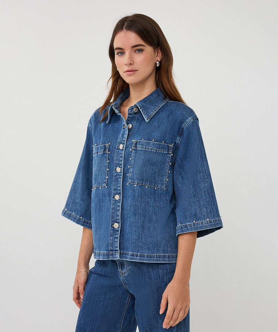 Tennessee Denim Studded Shirt