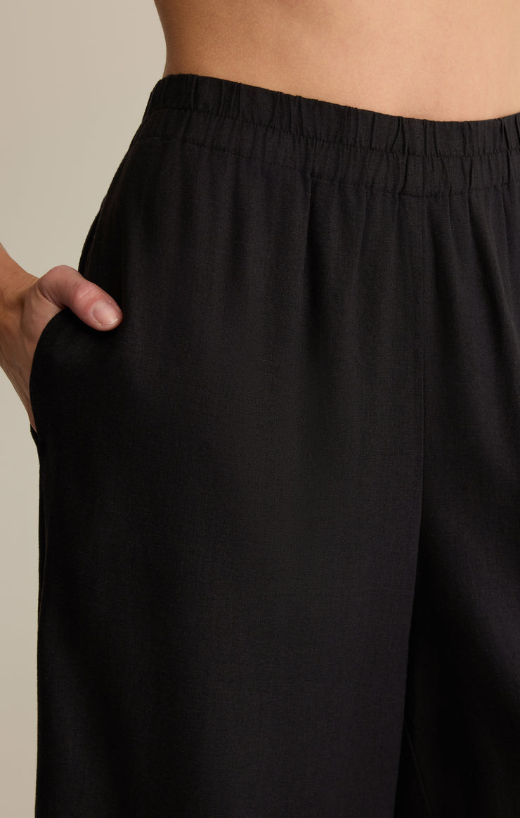 Scout Linen Pant - Black