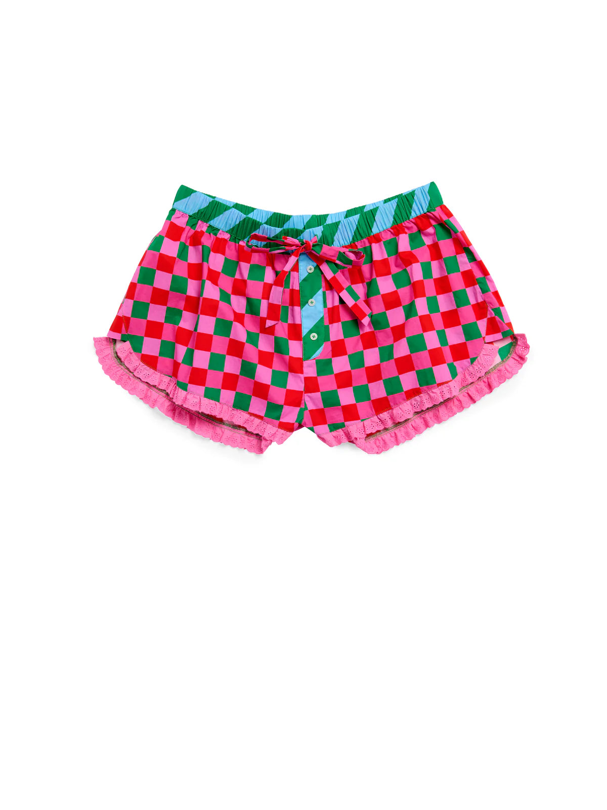 "Oh What Fun!" Lounge Sweatshirt + Checkered Boxer Short