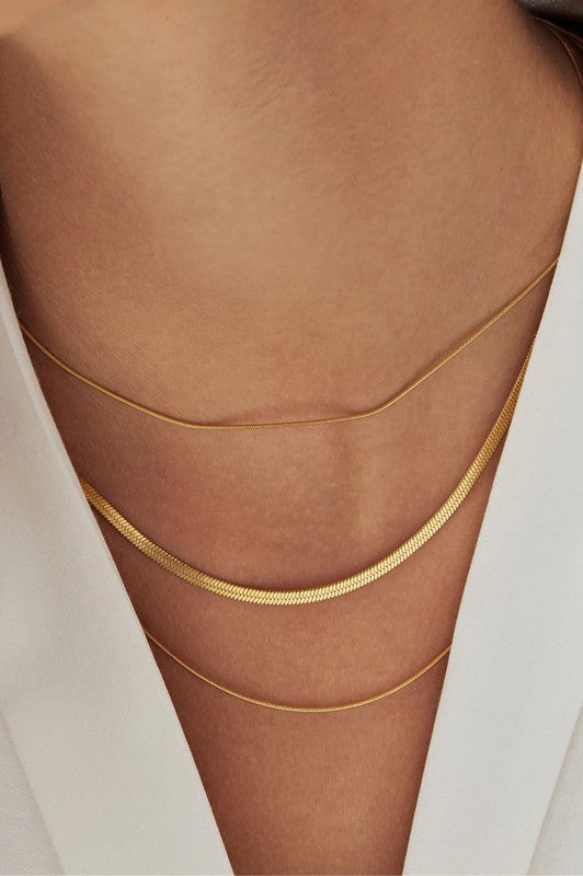 Lina Triple Layering Necklace