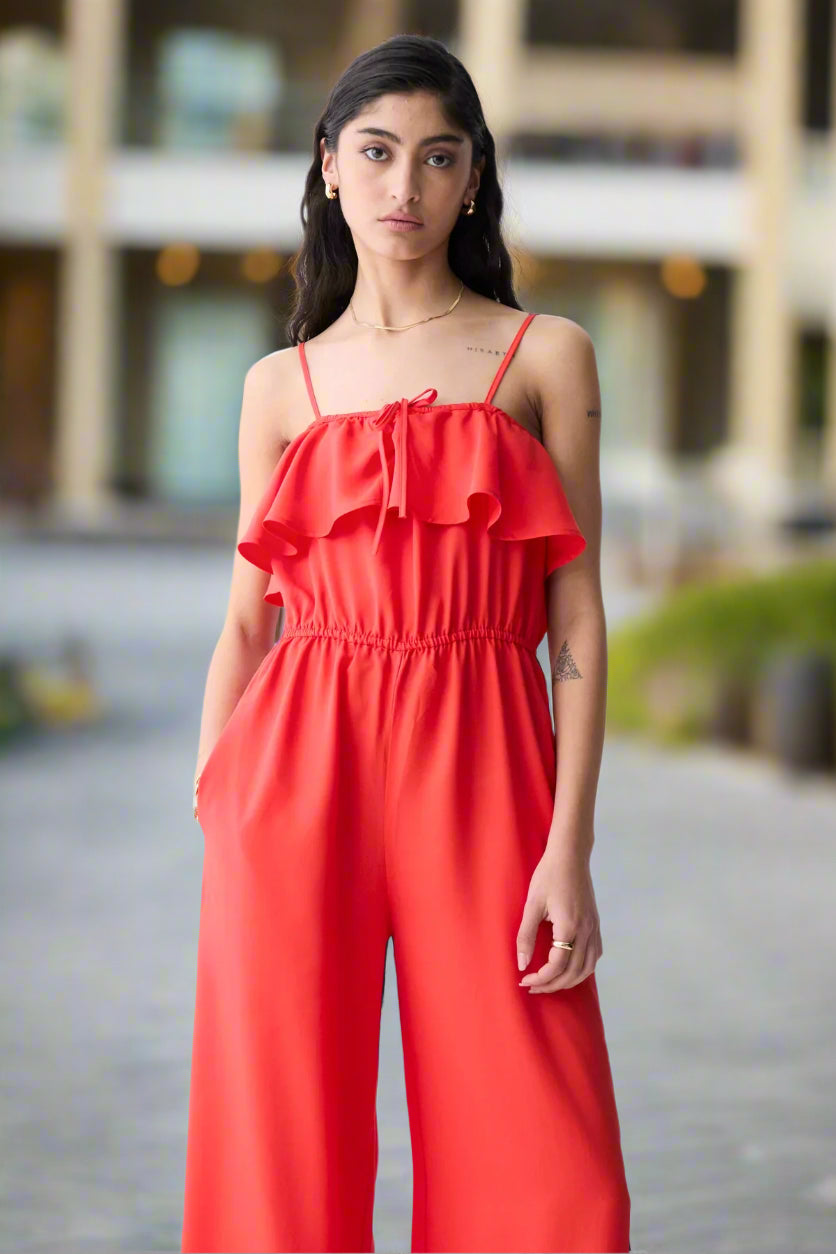 Boticis Jumpsuit - Tangerine
