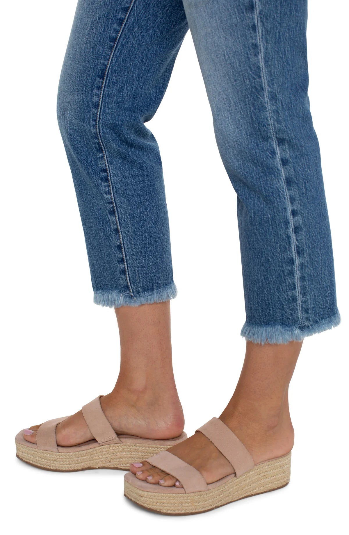 Liv Hi-Rise Non Skinny Skinny with Fray Hem