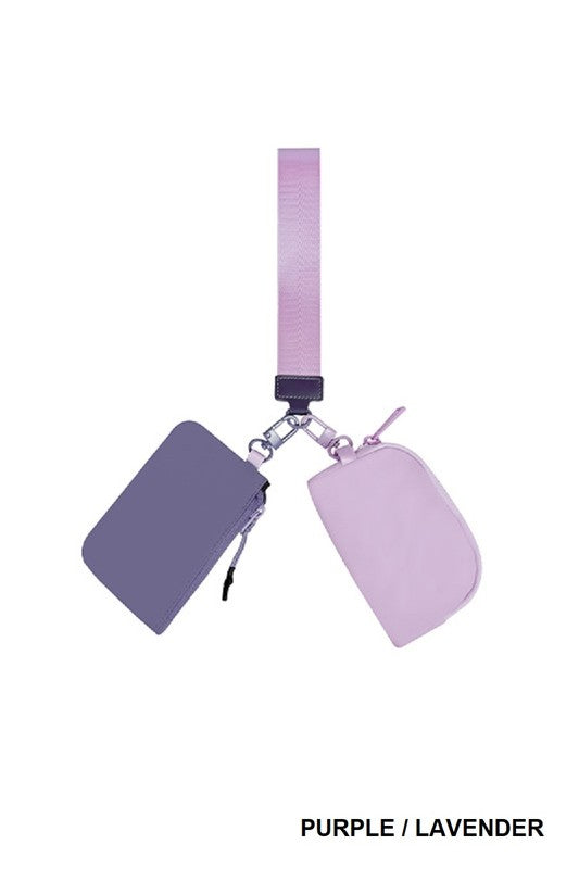Wristlet Keychain lululemon Dupe - Purple/Lavendar