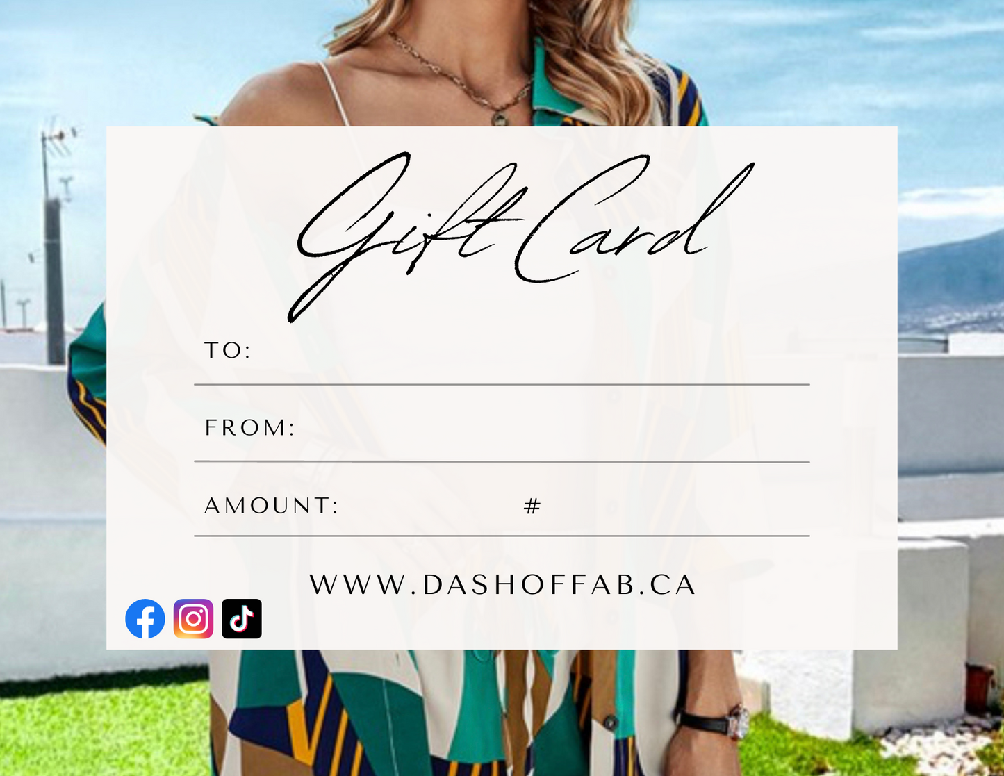 A Dash of Fab Gift Card