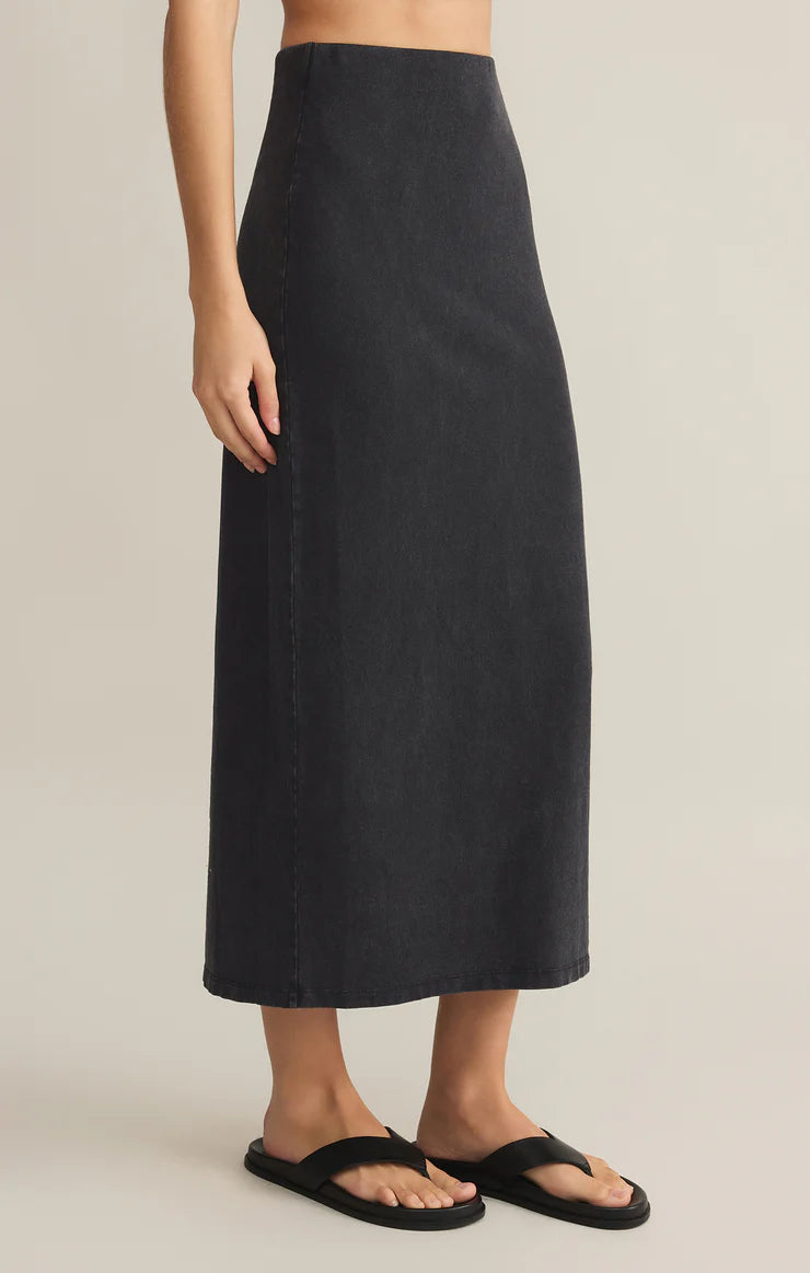 Gail Midi Skirt - Black