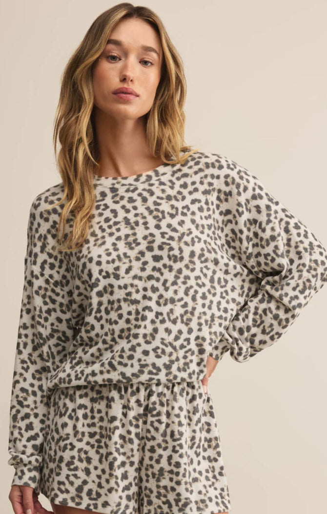 Luxe Leopard Long Sleeve by Z Supply