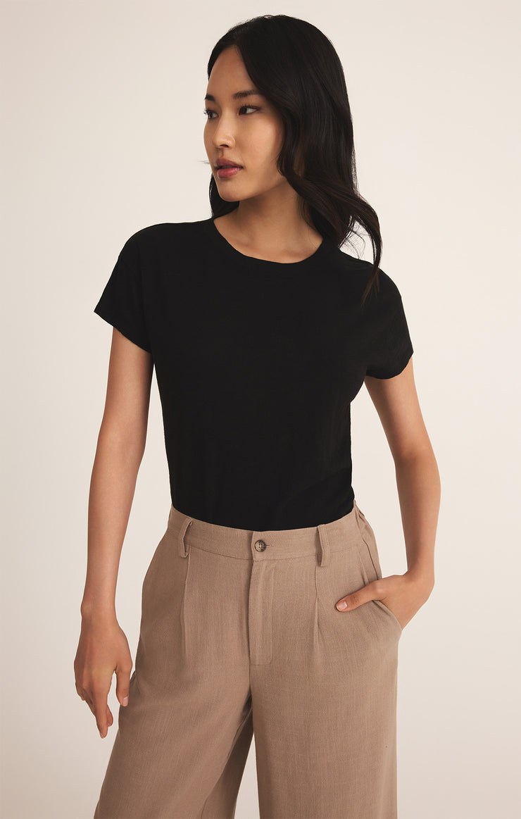 Modern Slub Tee - Black
