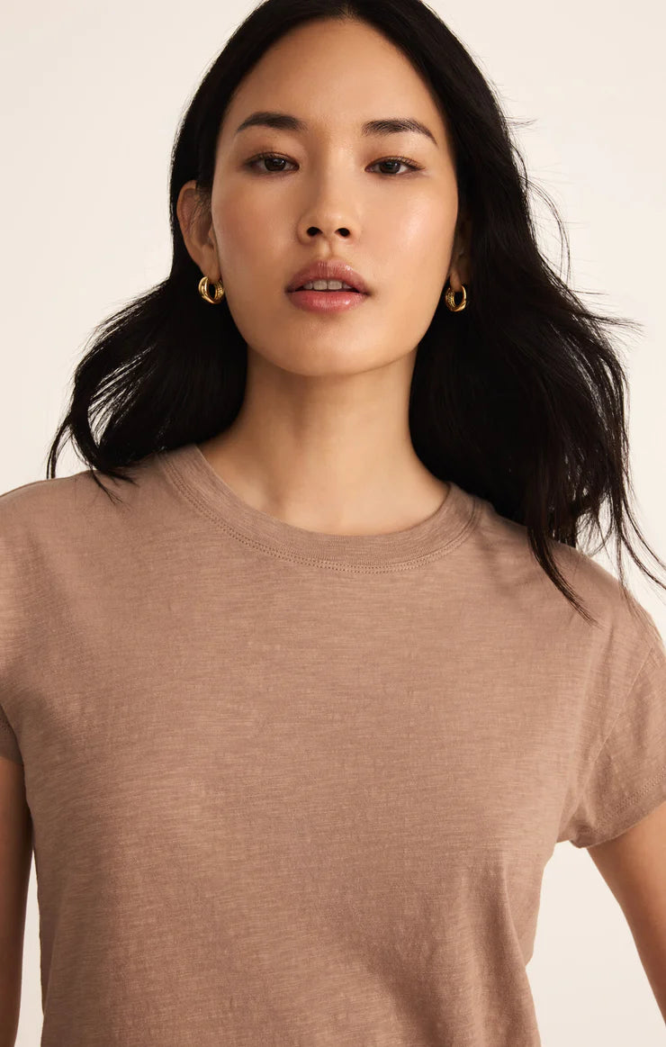 Modern Slub Tee - Iced Coffee