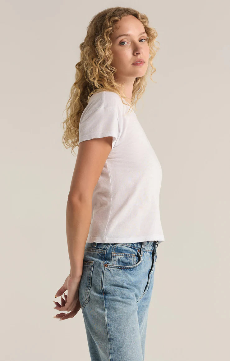 Modern Slub Tee - White