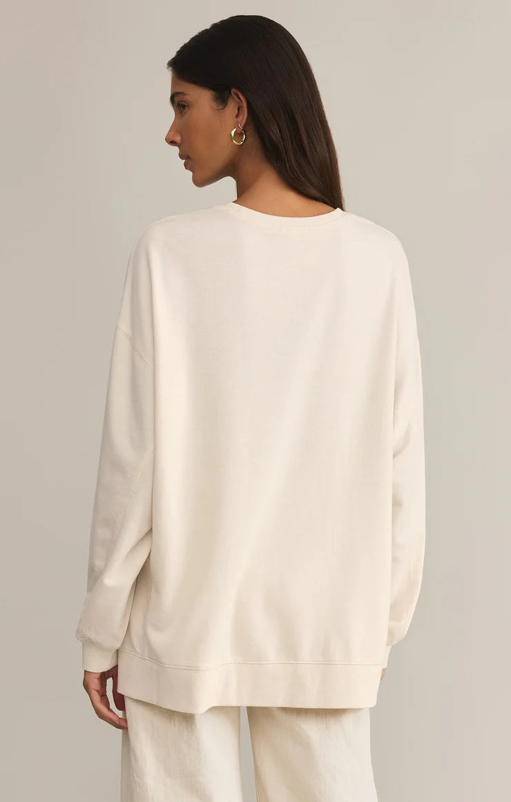 Weekender Crew Neck - Sea Salt