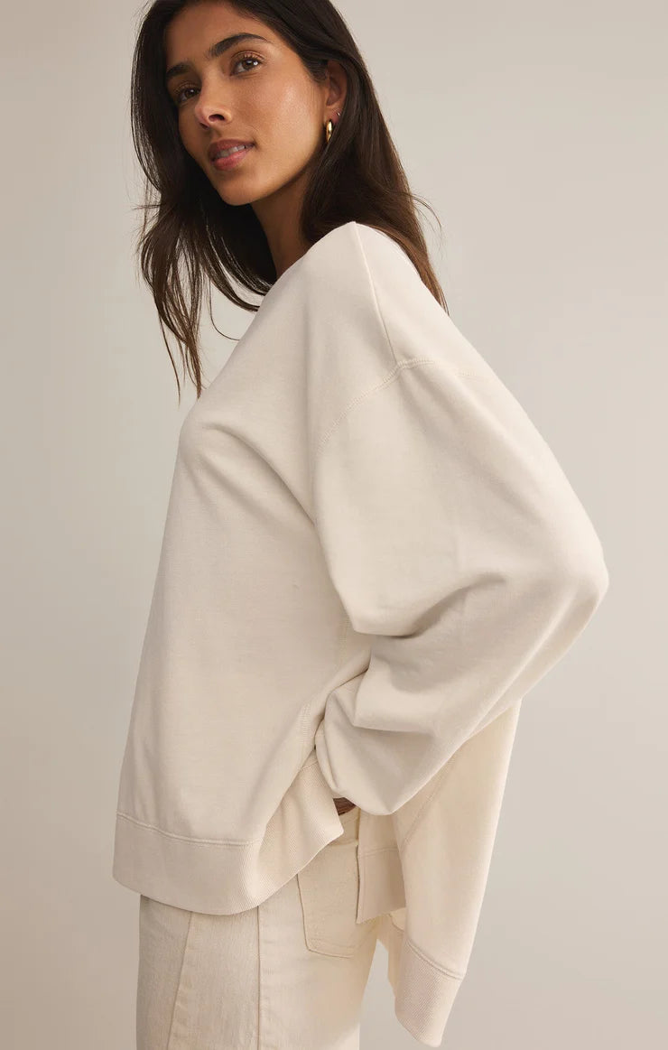 Weekender Crew Neck - Sea Salt