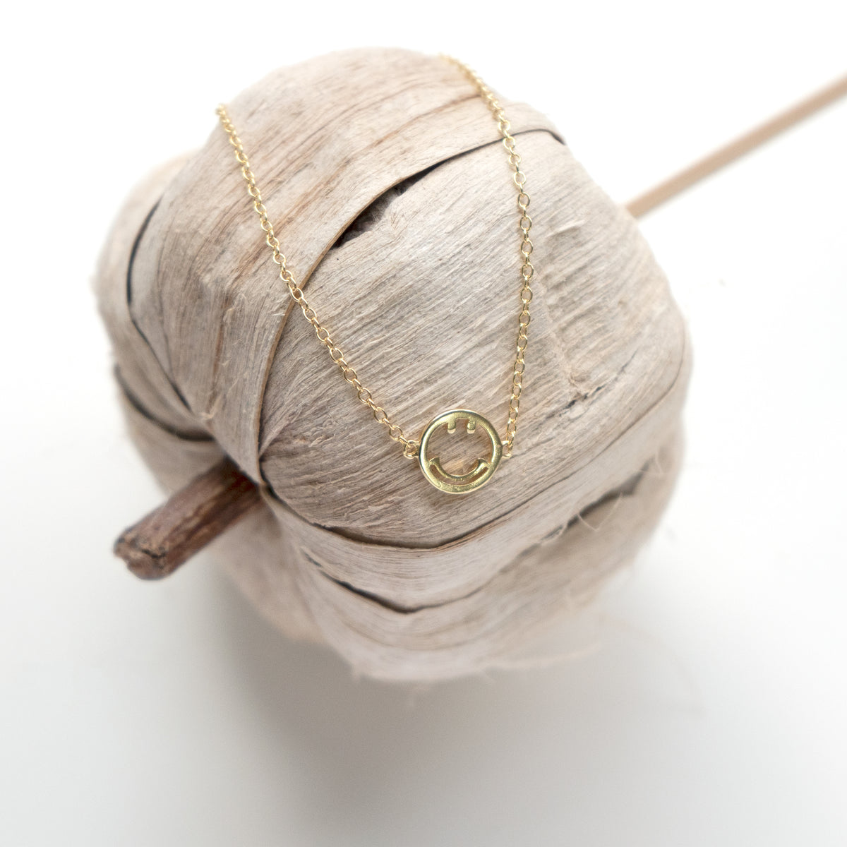 Smiley Face Gold Vermeil Bracelet