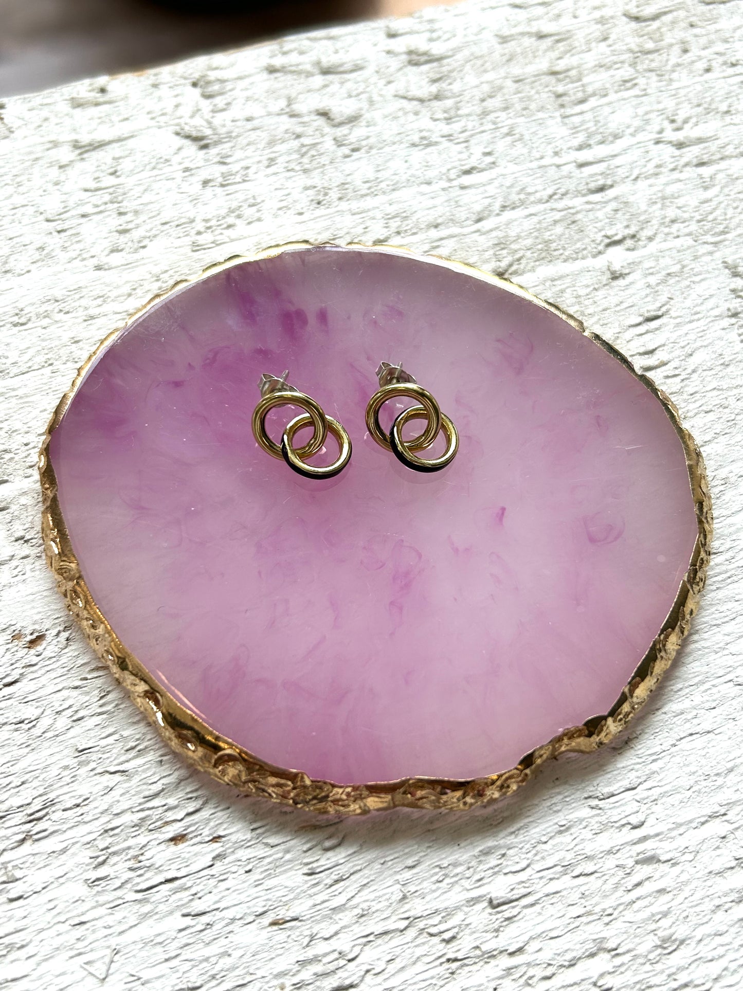 Keira Gold and Black Earrings