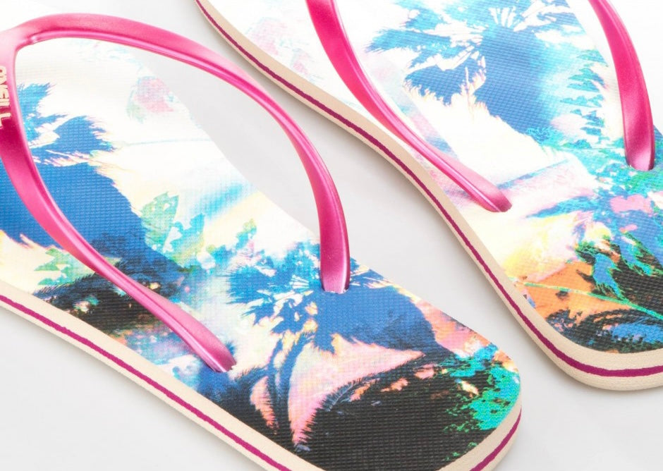 Summerland Print Flip Flops