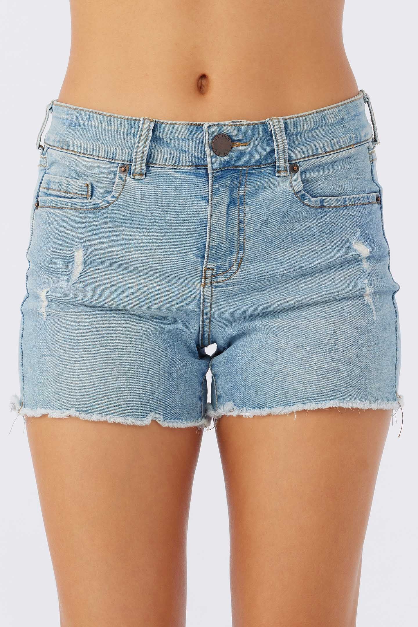 Cody Light Indigo Bleach Shorts