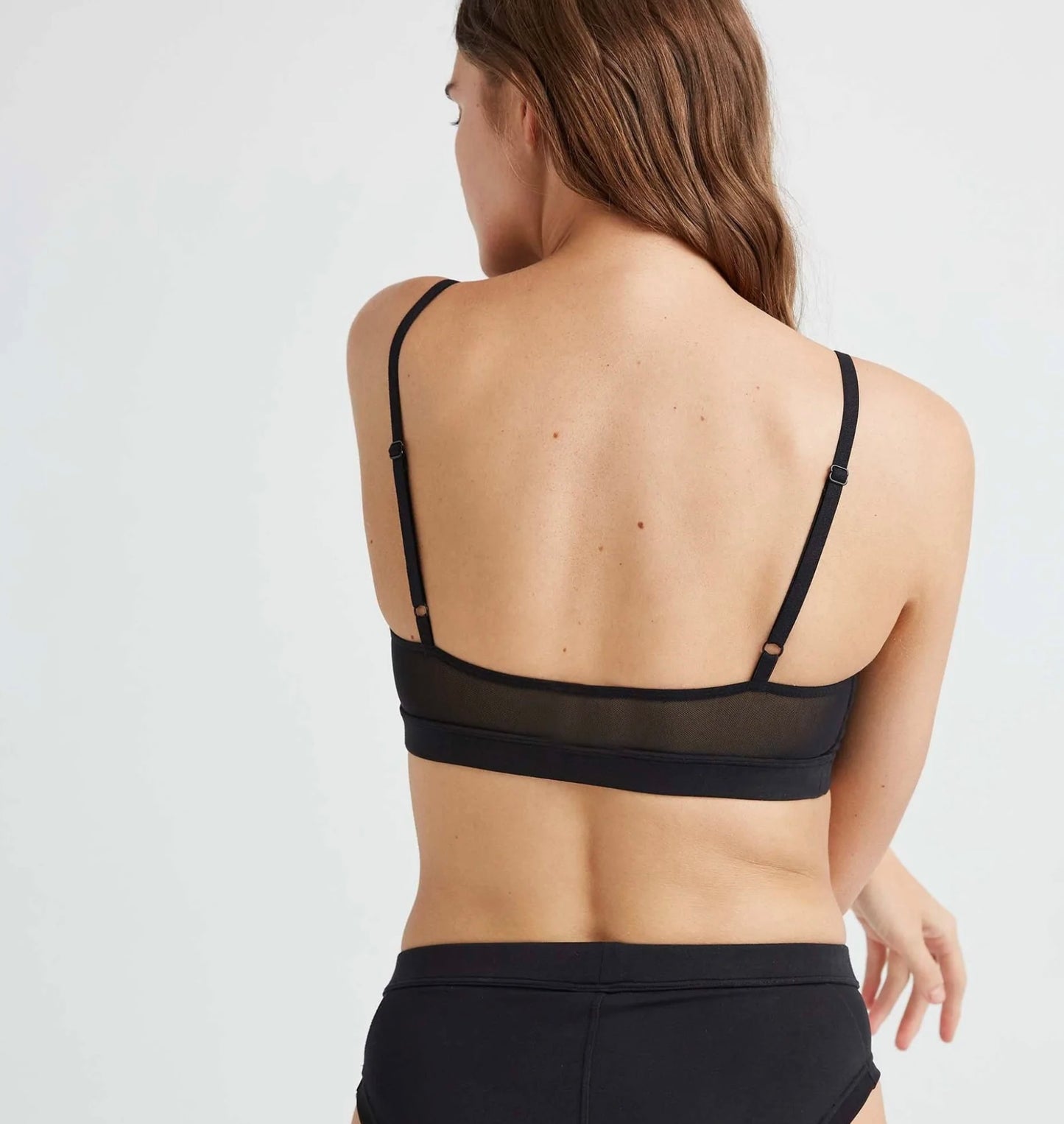High Cut Black Bralette