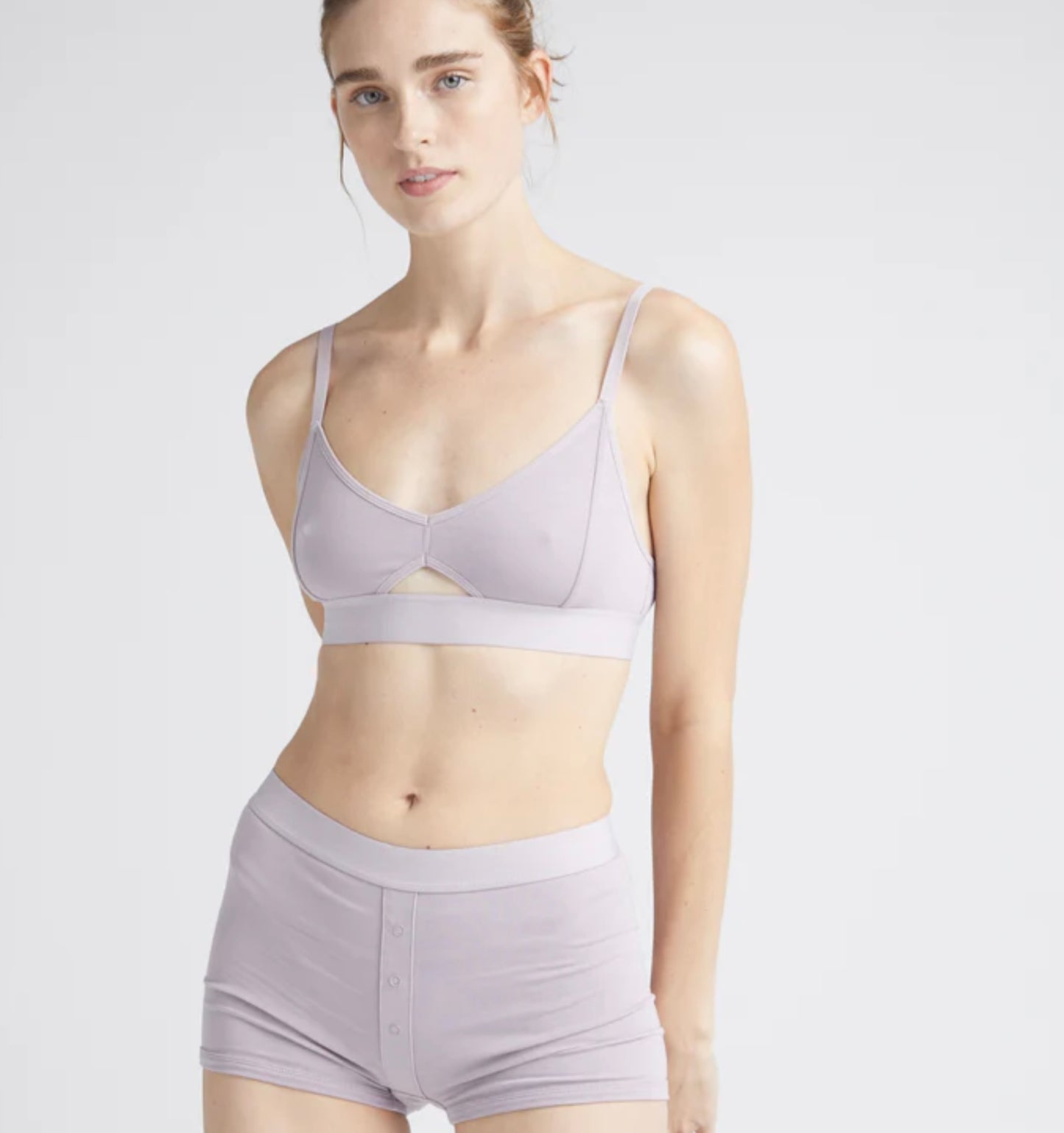 Cut Out Amethyst Stone Bralette