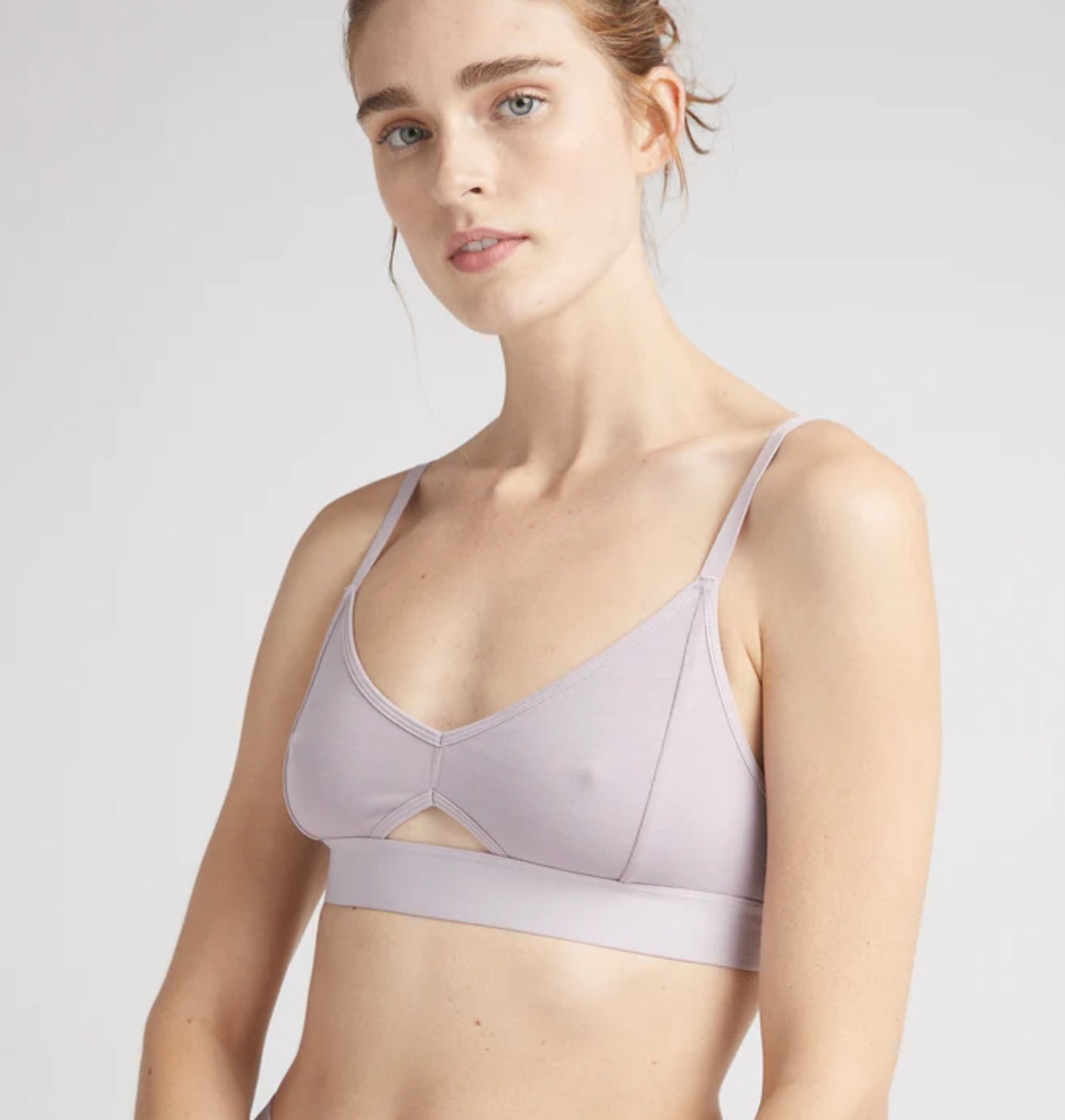 Cut Out Amethyst Stone Bralette