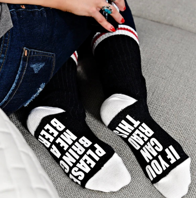 Sock Dirty to Me Lumberjack Socks