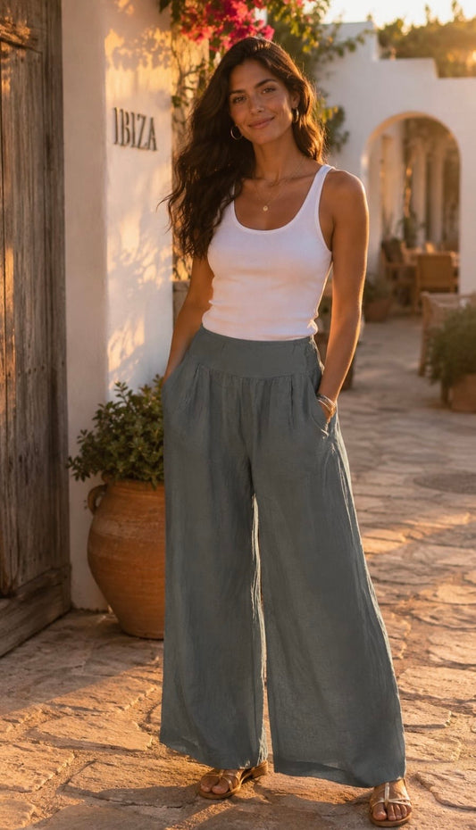 Ella Linen Pant