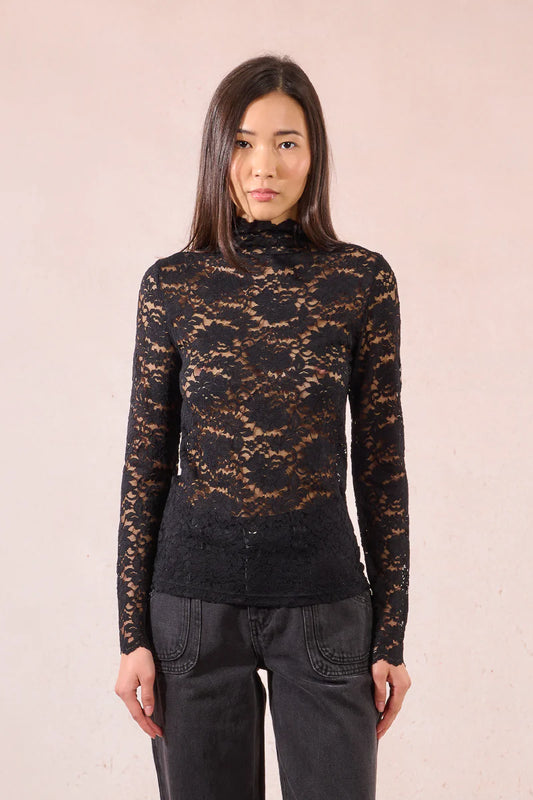 Lola Floral Stretch Lace Top