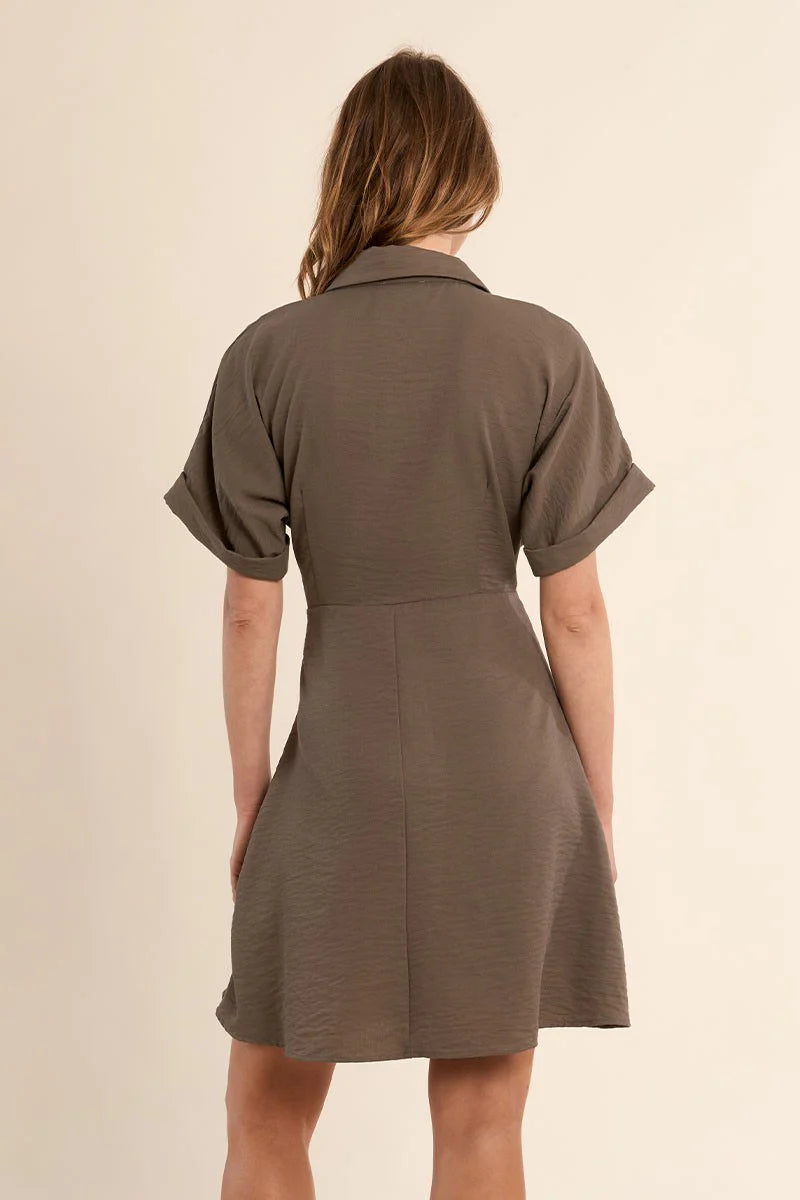 Tie Front Dress by Molly Bracken