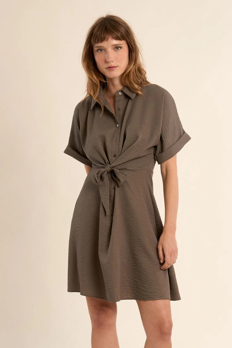 Tie Front Dress by Molly Bracken