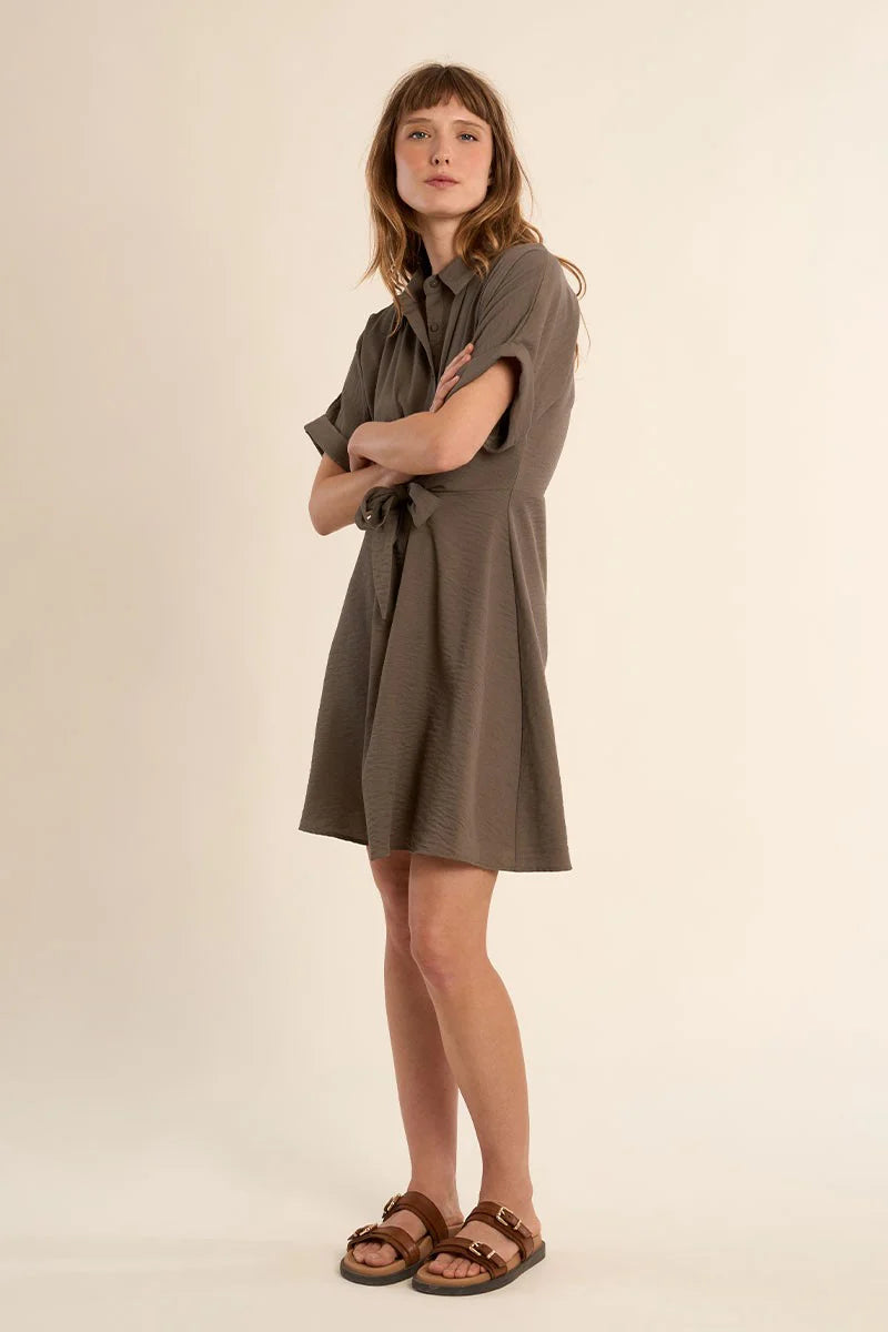 Tie Front Dress by Molly Bracken