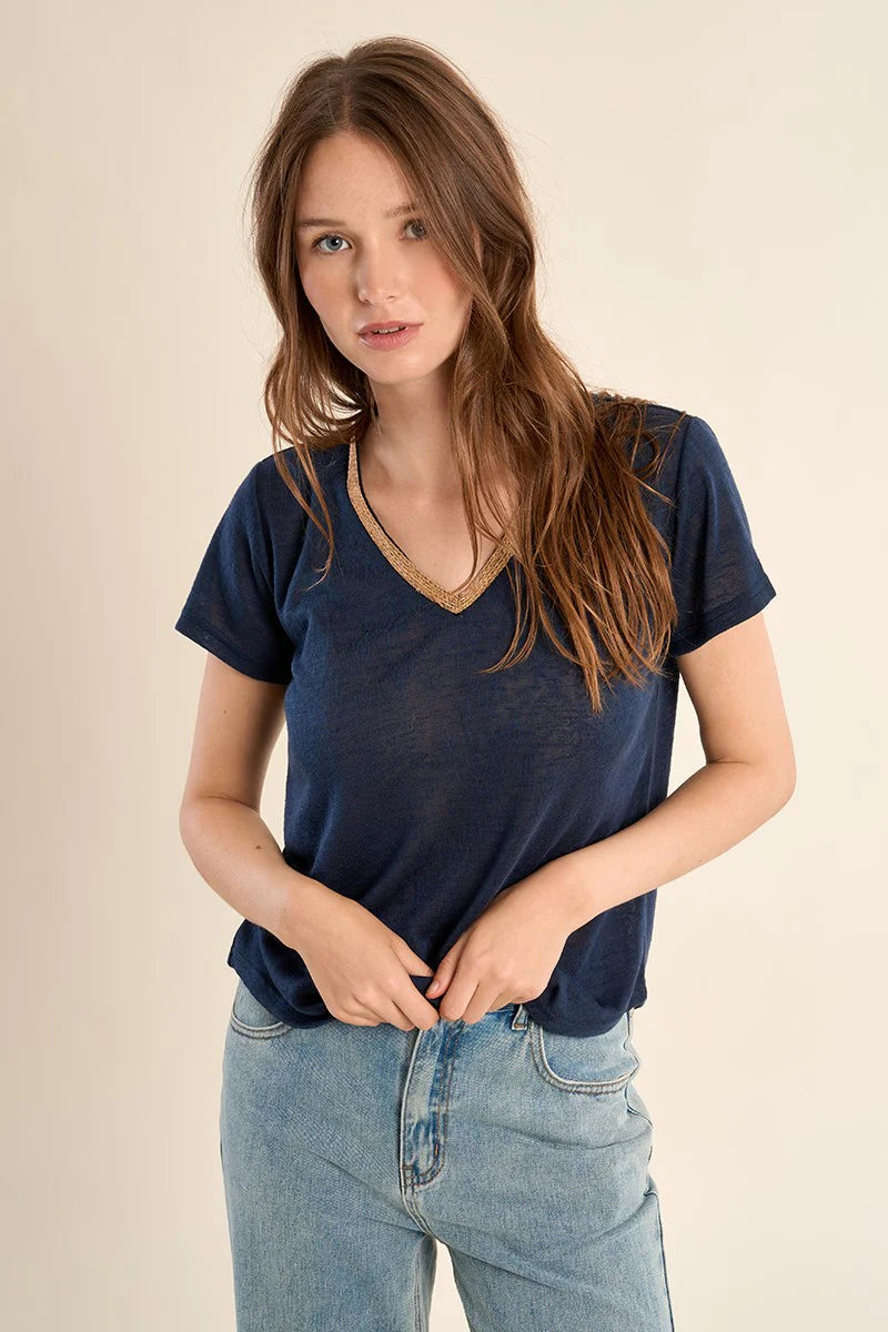 Cassy Tee - Marine