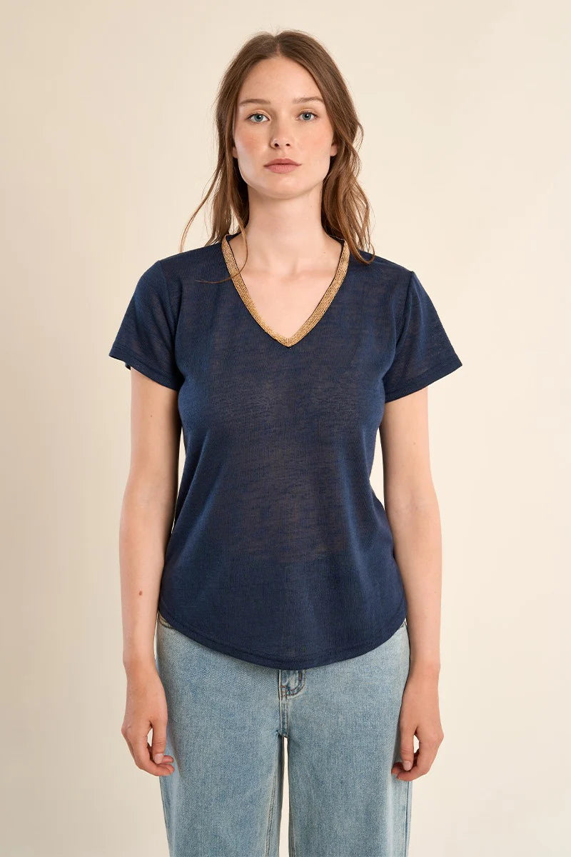 Cassy Tee - Marine