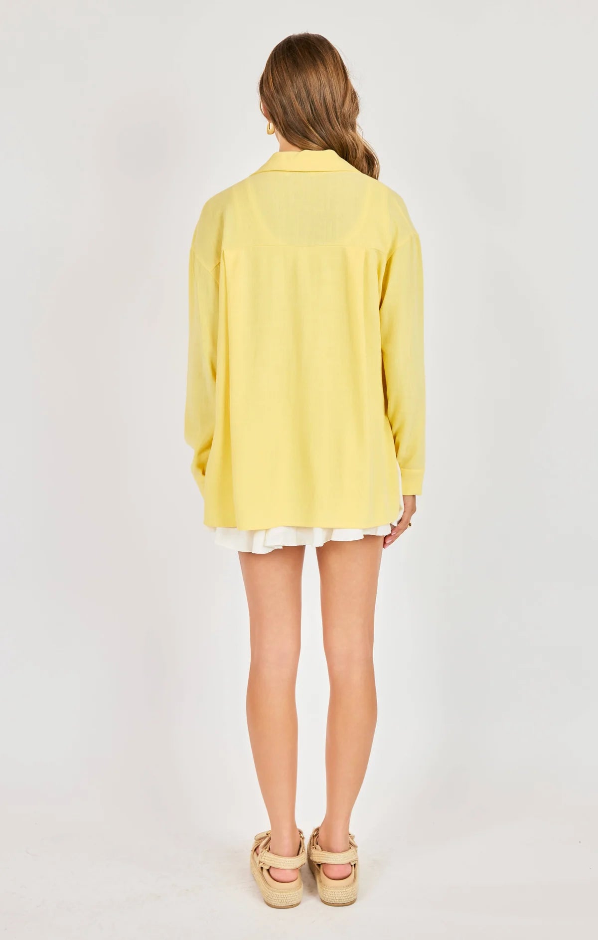 Sunshine On My Shoulder Button Up
